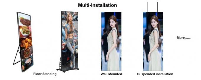 Zkładany plakat LED Przenośny plakat reklamowy wideo cyfrowy Plakat ekranowy Plakat LED 3