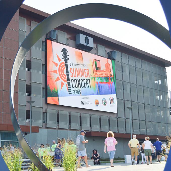 Zewnętrzny wyświetlacz LED SMD Full Color HD P4 P5 P6 P8 P10 Led Video Wall Screen 0