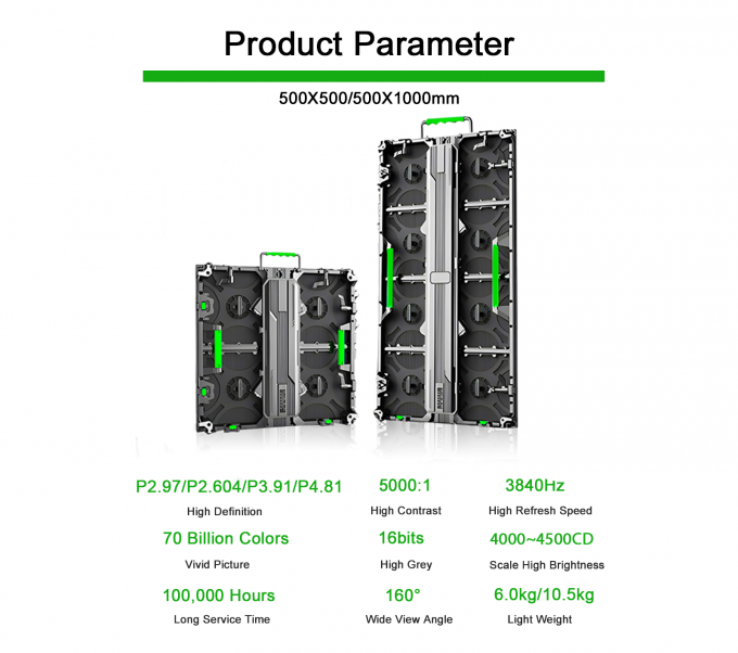 P3.91 Wypożyczalnia ekranu LED na zewnątrz Cena LED Video Wall for Stage Koncert Wypożyczalnia ekranu LED 2
