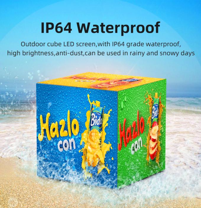 Kubek LED Display P2.5 P3 P4mm Niestandardowy ekran LED 3