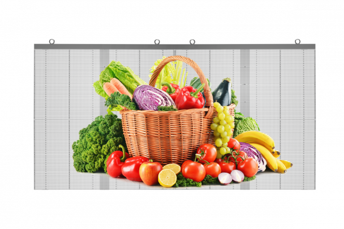 Przejrzysty ekran LED w pomieszczeniach wewnętrznych 3