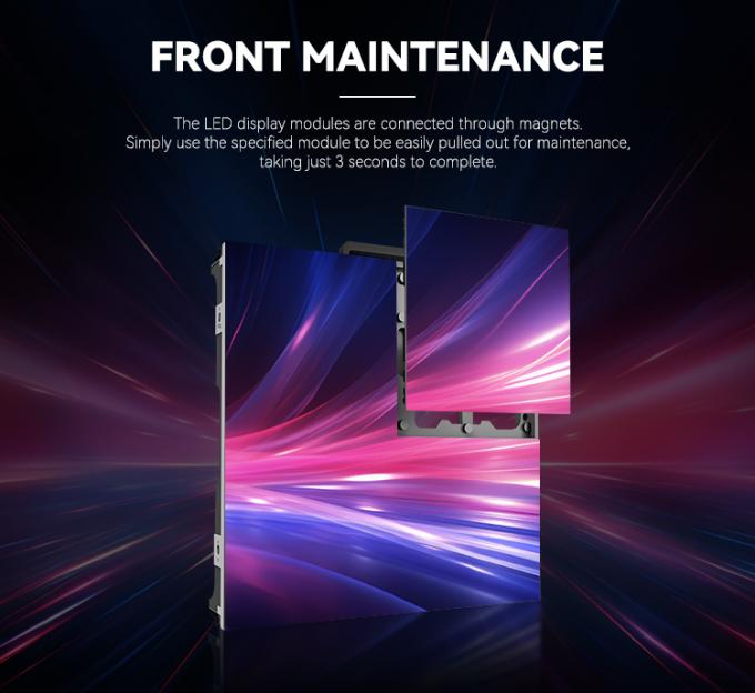 P3.91 P4.81 Zakrzywiony zewnętrzny ekran LED do wynajmu, HD, pełnokolorowy ekran LED, ekrany LED na imprezy 1