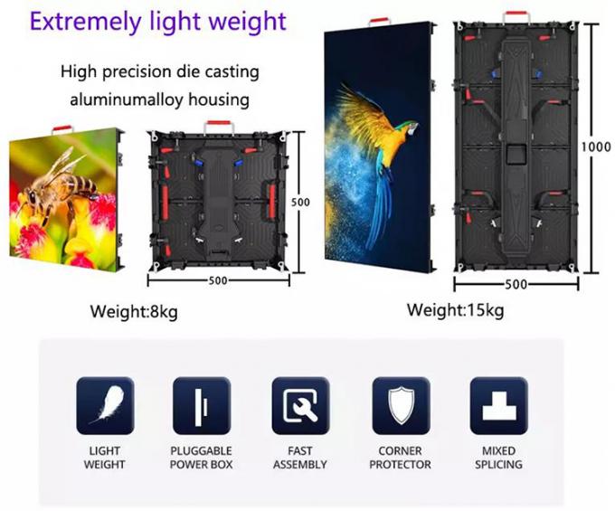 P3.91 P4.81 Wynajem ekranu LED do występów na żywo na zewnątrz Wyświetlacz LED Wodoodporny Ekran sceniczny Wysoka jasność Ekran tła Ściana LED 0