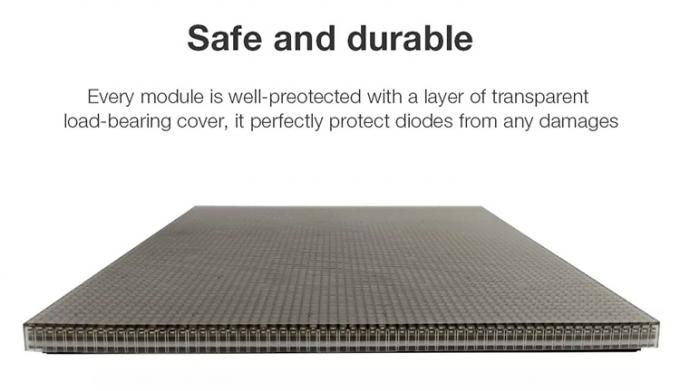 Wynajem panelu LED do podłogi tanecznej 500*1000 Wysoka częstotliwość odświeżania Ekran sceniczny LED Ścianka weselna P2.9 Interaktywny wyświetlacz LED 4