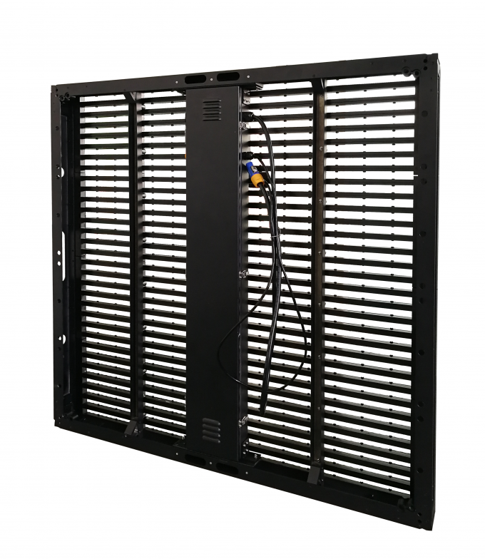 Niestandardowa przezroczysta ściana LED 3D do szklanych ekranów LED Przezroczysty wyświetlacz reklamowy Wewnętrzny przezroczysty wyświetlacz LED 2