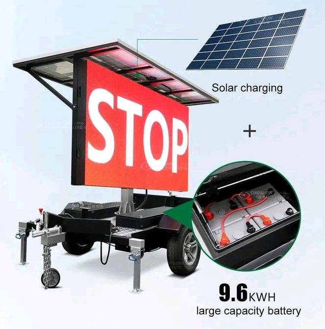 Ekran LED zewnętrzny z mobilnym ekranem przyczepy billboard LED wyświetlacz LED-ekran-przesunięty 5