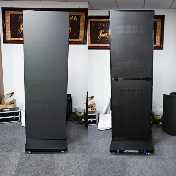 Składany ekran plakatu LED, przenośny składany ekran GOB, maszyna reklamowa LED do centrum handlowego, reklama w salach konferencyjnych 4