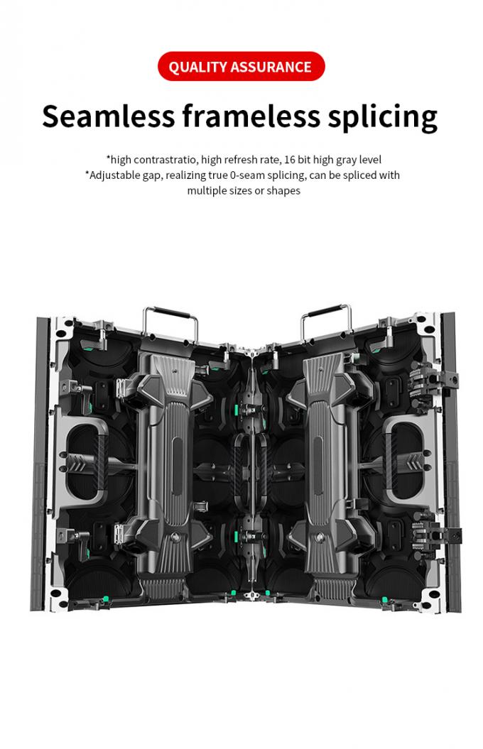 P3.91 P2.6 Wypożyczalny ekran LED do filmów Pokaz bożonarodzeniowy Impreza taneczna Wyświetlacz LED Wydarzenia Zaplecze Kościół Ściana wideo LED 1