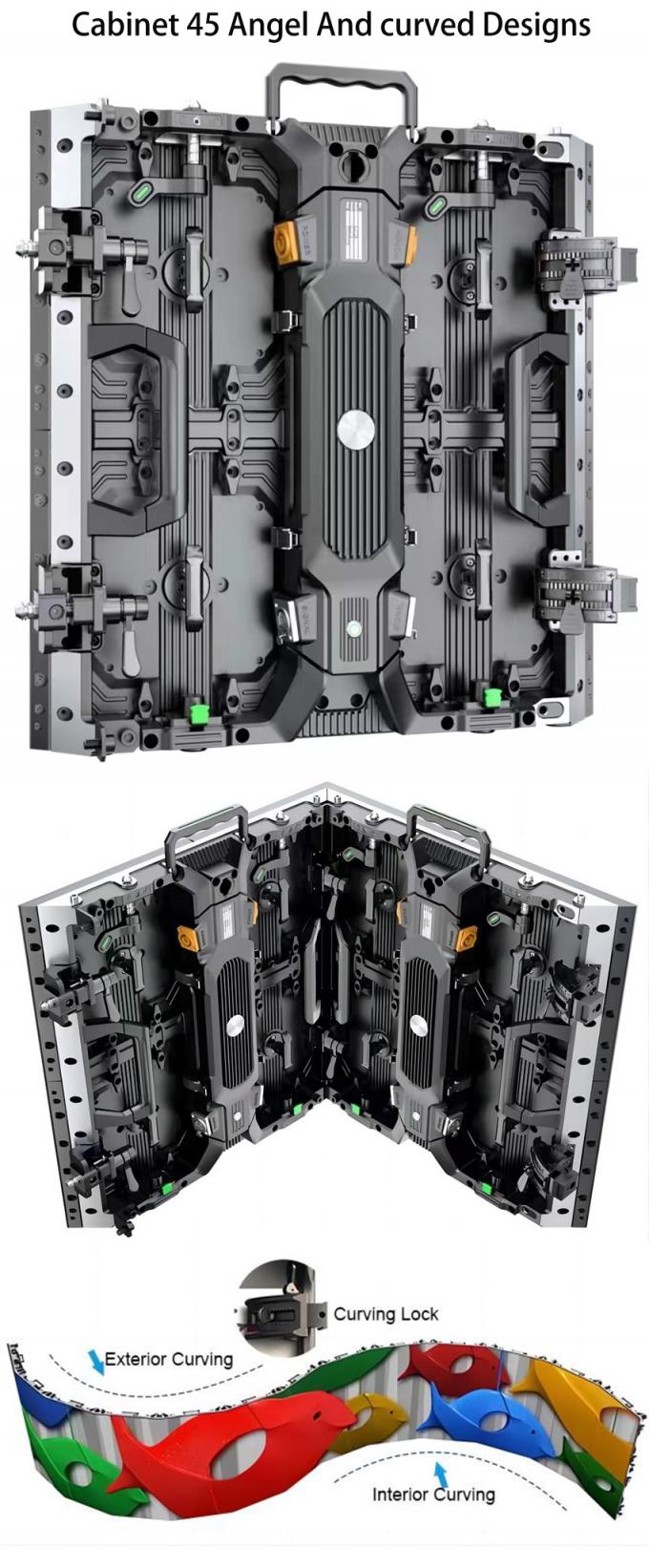 Wewnętrzny Zewnętrzny Ekran LED P1.56 P1.95 P2.6 P2.97 P3.91 do Panelu Wyświetlacza Ściany Wideo Sceny 2