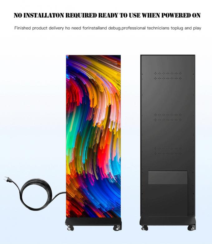 P2.5 Składany plakat LED Plakat LED w pomieszczeniach Reklamowy pokaz produktów 4