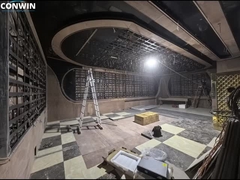 Wnętrze HD LED Display Pixel 1.53mm Ultra Slim Aluminium LED Video Wall Panels