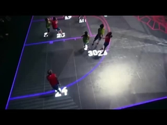 W pełni kolorowy interaktywny cyfrowy ekran płytki LED do tańca